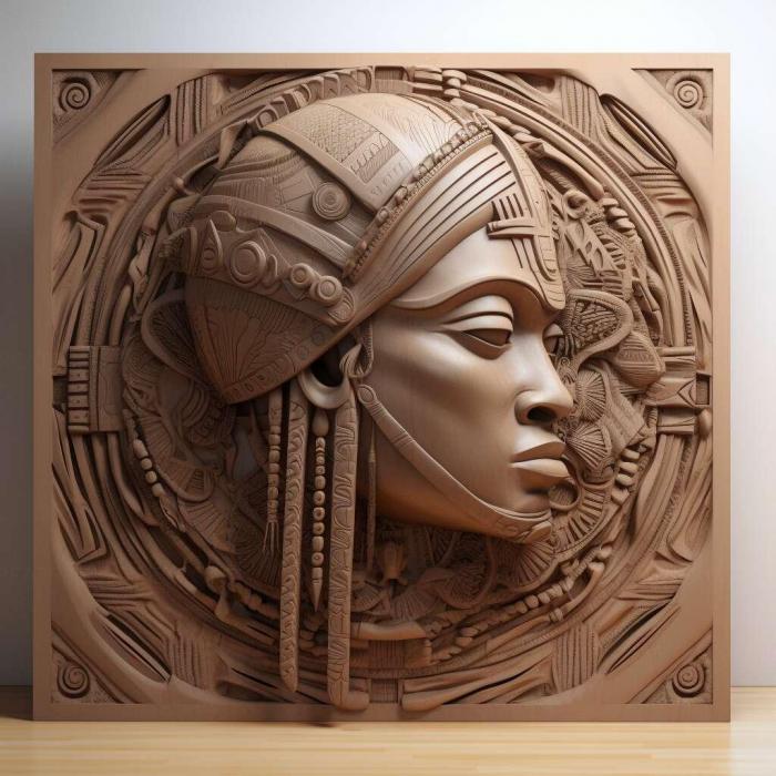 نموذج ثلاثي الأبعاد لآلة CNC 3D Art 